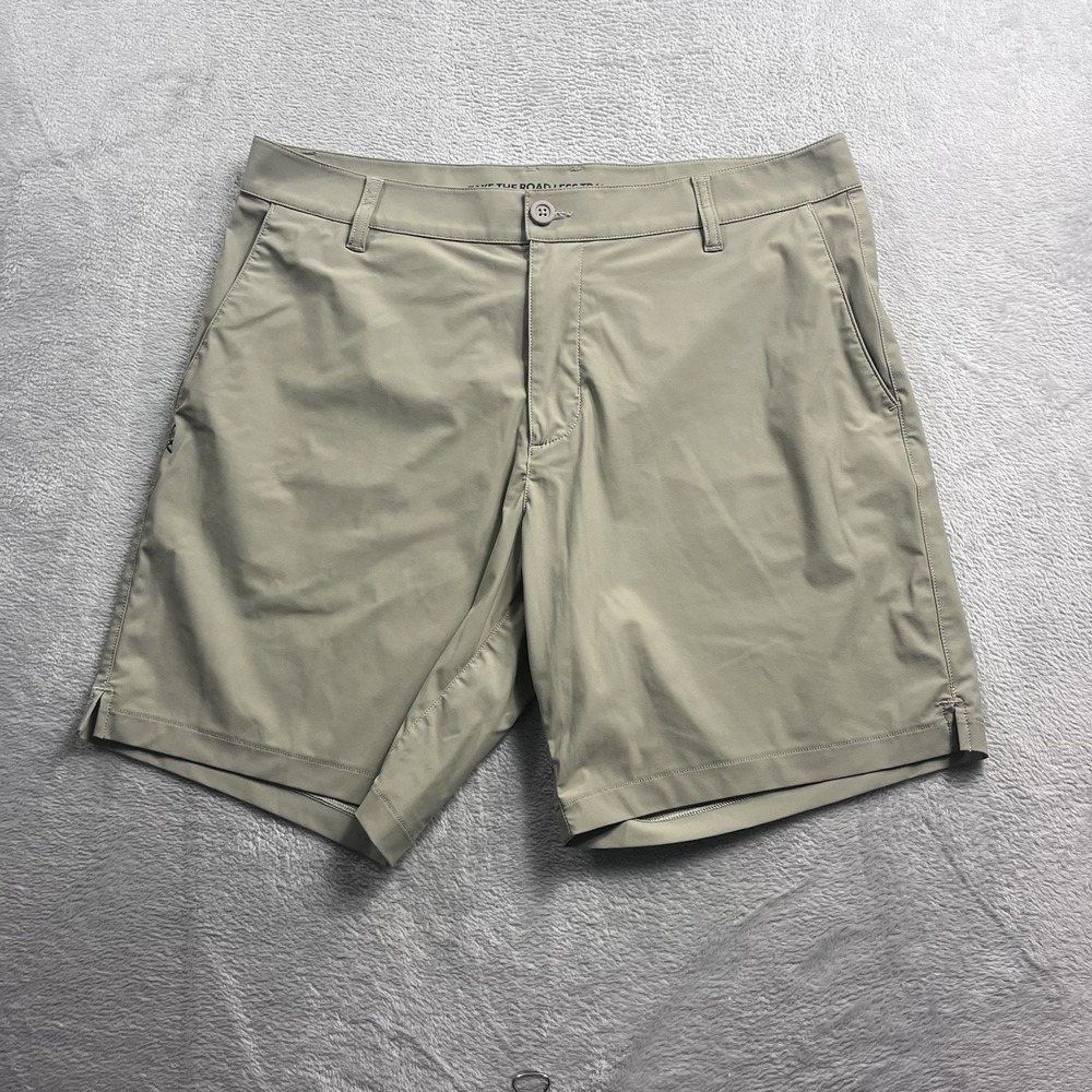 Rhone Shorts Mens 33 Light Gray Resort Performance Stretch Golf